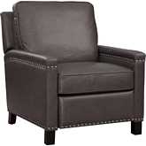 Tartt Rechargeable Power Recliner in Milestone Smoke Gray Leather